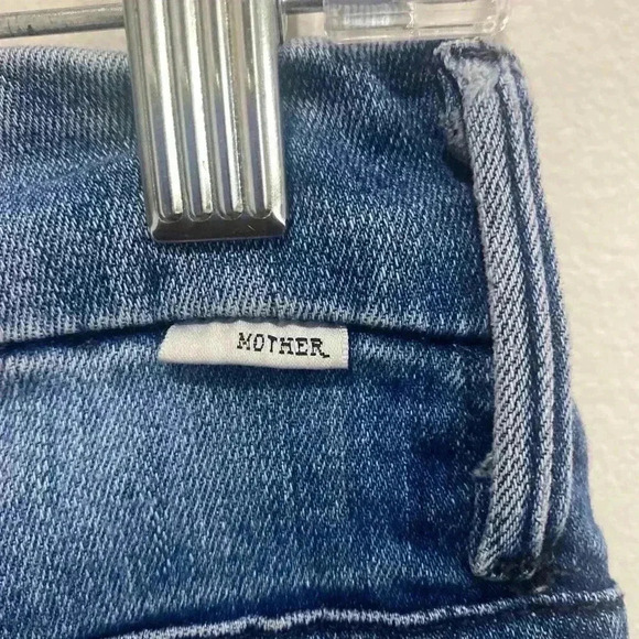 Mother Denim - High Waisted Looker Ankle Fray Woman Jeans Size 29 - Picture 6 of 9